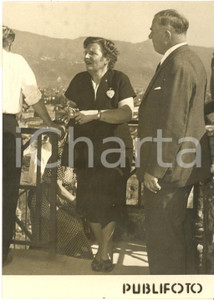 1954 POMPEI La regina Giuliana d'Olanda in visita agli scavi - Foto 13x18 cm