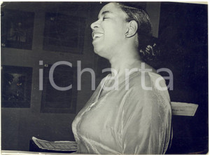 1953 BORDIGHERA Mostra pittura USA - Concerto soprano Ruth STEWART *Foto 18x13
