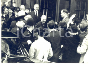 1962 LONDON Dwight EISENHOWER in visita da Winston Churchill convalescente *Foto