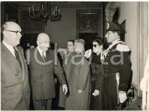 1958 MILANO Riunione all' I.S.P.I. - Arrivo di Paul-Henri SPAAK - Foto 18x13 cm