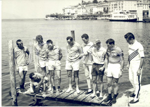 1963 BELLAGIO CICLISMO Raduno dei professionisti in vista dei mondiali *Foto