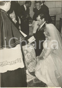 1960 LUYNES Mariage prince Napoléon MURAT - Inès de LUYNES *Photo 13x18 cm