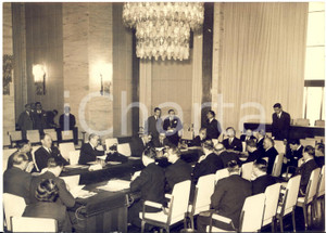 1960 ROMA Ministero degli Esteri - Conferenza ministri CEE Foto 18x13 cm