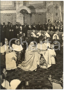 1959 ROMA Papa GIOVANNI XXIII visita la Basilica di San Paolo - Foto 13x18 cm