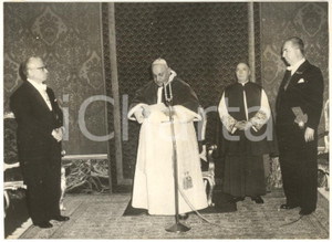 1959 ROMA Papa GIOVANNI XXIII riceve in udienza il presidente Giovanni GRONCHI