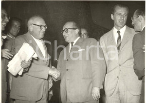 1956 ROMA Grand Hotel - Incontro Matteo MATTEOTTI Pietro NENNI Pierre COMMIN