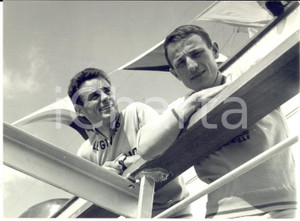 1961 GIRO D'ITALIA CAGLIARI Imerio MASSIGNAN e Graziano BATTISTINI in crociera