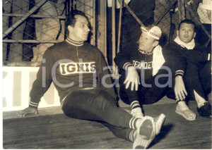 1964 MILANO CICLISMO su pista - Antonio MASPES Leandro FAGGIN Nani PINARELLO