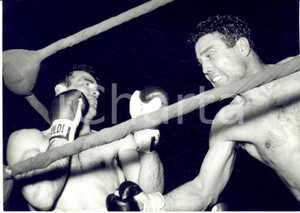 1956 MILANO BOXE Titolo Italiano Pesi Medi - Guido MAZZINGHI v Bruno TRIPODI