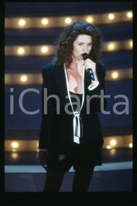 Fotografia d epoca originale 35mm vintage slide 1985 ca ITALIA  MUSICA, Gigliola CINQUETTI Ritratto 155 1