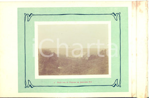 1910 ca ESNEUX (BELGIO) Veduta del plateau di SOUVERAIN-PRE' *Foto vintage 23x15  Fotografia originale d'epoca.La fotografia &egrave; montata su cartoncino rigido, con margine telato, poich&eacute; era parte di un album o serie.Didascalia originale: "2. Zicht van de Plateau op Souvrain Pr&eacute;".CONDIZIONI: G (ma macchie di umidit&agrave; sul margine telato)FORMATO: 23x15 cm (cartoncino); 11x8 cm (fotografia)    originale e autentica 1