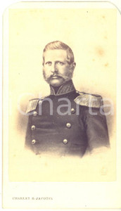 1860 ca Frederick William Royal Prince of PRUSSIA - Photo CDV CHARLET & JACOTIN  Fotografia originale d'epoca, stampata all'albumina.FOTOGRAFO: Charlet &amp; Jacotin - ParisCONDIZIONI: G (minime fioriture e smussature angolari per l'inserimento in un album)FORMATO: CDV    originale e autentica 1