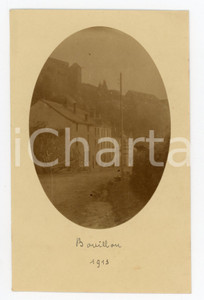 1913 BOUILLON (BELGIQUE) Vue du village - Photo carte postale vintage  Fotografia originale d'epoca, in formato cartolina postale.CONDIZIONI: G FORMATO: FP    originale e autentica 1