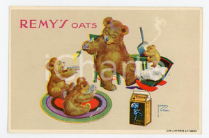 1910 ca BELGIQUE REMY'S Oats - Carte postale publicitaire ill. Lawson WOOD Cartolina postale d'epoca, illustrata, pubblicitaria.Non viaggiata.CONDIZIONI: GFORMATO: FP    originale e autentica 1