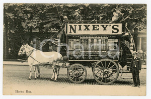 1910 LONDON - LGOC London General Omnibus Company - Horse bus - Postcard FP VG  Cartolina d'epoca, viaggiata.CONDIZIONI: FAIRFORMATO: FP    originale e autentica 1