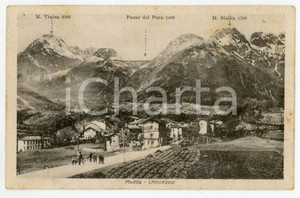 1920ca SOCCHIEVE - MEDIIS Monte Tinisa PASSO DEL PURA Monte SESILIS Cartolina FP  Cartolina postale d'epoca, viaggiata.CONDIZIONI: FAIRFORMATO: FP    originale e autentica 1