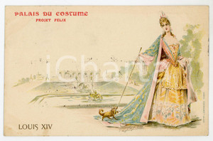 1900 ca PALAIS DU COSTUME Projet Félix - Louis XIV - Ill. JAPHET Carte postale  Cartolina postale d'epoca, non viaggiata.CONDIZIONI: FAIR FORMATO: FP    originale e autentica 1