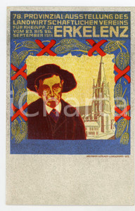 1911 ERKELENZ (GERMANY) 78 Provinzial Ausstellung Landwirtschaftlichen *Postcard  Cartolina postale d'epoca, non viaggiata. GOOD/buono  Formato: 9x14 cm originale e autentica 1