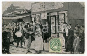 1907 FRANCE Fête Foraine - Photographie artistique ^Carte postale ANIMEE RARE  Cartolina postale d'epoca, viaggiata.CONDIZIONI: GFORMATO: FP    originale e autentica 1