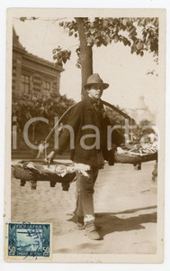 1910 ca ROMANIA Marchand de quatre saisons - Carte postale TYPES ETHNIC RPPC  Cartolina postale d'epoca, non viaggiata.Bollo e timbro al recto.CONDIZIONI: GFORMATO: FP    originale e autentica 1