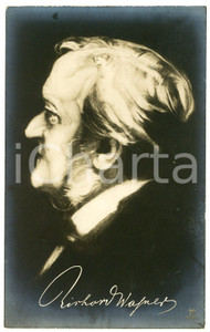 1936 EROTICA - TÊTE TROMPEUSES Richard WAGNER Metamorphic postcard FP NV  Cartolina postale d'epoca, non viaggiata ma con nota manoscritta al verso.EDITORE: GG C. 5127CONDIZIONI: POOR (aloni diffusi)FORMATO: FP    originale e autentica 1