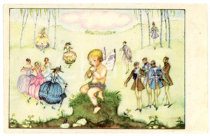 1910 ca ART DECO Artist Mela KOEHLER - Fairy scene - Illustrated postcard  Cartolina postale d'epoca, illustrata, non viaggiata.CONDIZIONI: GFORMATO: FPEDIZIONE: B.K.W.I. 110-2    originale e autentica 1