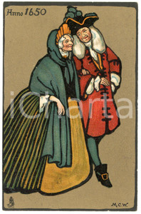 1914 FRANCE Cichorien Daniel VOELCKER Anno 1650 Illustrated Postcard FP VG  Cartolina postale d'epoca, viaggiata. FAIR/discreto Lievi smussature agli angoli Formato: FP originale e autentica 1