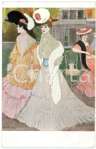 1920 ca Artist Juan CARDONA Champs Elysées *Carte postale Serie XXVIII - 3  Cartolina postale d'epoca, non viaggiata.CONDIZIONI: FAIR EDITORE: G. Hirt's Verlag, MunchenFORMATO: FP    originale e autentica 1