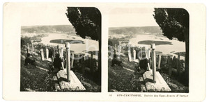 Fotografia d epoca originale 1905 CONSTANTINOPLE TURKEY EntrÃ©e des Eauxdouces d Europe  Stereoview STEGLITZ 1