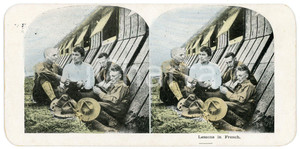 1915 ca WW1 English Troops - Lessons in French - Vintage Stereoview Fotografia stereoscopica d'epoca, su cartoncino.FORMATO: 18x9 cmCONDIZIONI: G    originale e autentica 1