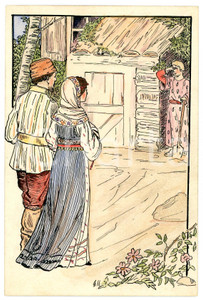1910 ca COSTUMES TURKEY Scene -Illustrated old postcard  Cartolina postale d'epoca, scritta ma non viaggiata, su cartoncino.CONDIZIONI: GFORMATO: FP    originale e autentica 1