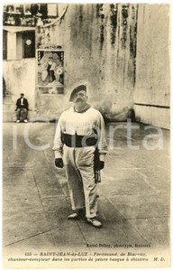 1918 SAINT-JEAN-DE-LUZ Ferdinand DE BIARRITZ Pelote basque - Carte postale FP VG  Cartolina postale d'epoca, viaggiata.CONDIZIONI: FAIR (lieve piegatura all'angolo inferiore sinistro, smussature agli angoli, sbrecciatura al margine superiore)FORMATO: FP    originale e autentica 1