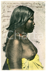 1910 ARGENTINA - CHACO Tattoeed india CHAMACOCO - ETHNIC NUDE Postcard FP VG  Cartolina postale d'epoca, viaggiata.CONDIZIONI: FAIR (lievi smussature agli angoli)FORMATO: FPEDITORE: R. Rosauer, Buenos Aires    originale e autentica 1