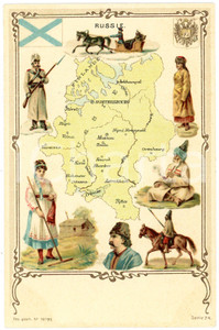 1900 ca FOLKLORE Russie - Serie 74 - Carte postale FP NV  Cartolina postale d'epoca, non viaggiata.CONDIZIONI: FAIRFORMATO: FP    originale e autentica 1