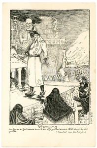 1915 WW1 BELGIUM Artist Fons CLAERHOUDT - Wroeging - Postcard  Cartolina postale d'epoca, non viaggiata.CONDIZIONI: GFORMATO: FP    originale e autentica 1