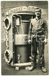 1910 ca BERLIN Gummiwaren Fabriken WEGNER & Co. - Postcard FP NV  Cartolina d'epoca, non viaggiata. FAIR/discreto Lievi smussature agli angoli  originale e autentica 1