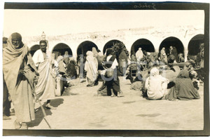 1920 ca BISKRA (ALGERIA) COSTUMI - Mercato tradizionale (2) - Foto 14x9 cm  Fotografia d'epoca. GOOD/buono  Formato: 14x9 cm originale e autentica 1