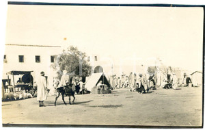 1920 ca BISKRA (ALGERIA) COSTUMI - Mercato tradizionale (5) - Foto 14x9 cm  Fotografia d'epoca. GOOD/buono margine sinistro rifilato Formato: 14x9 cm originale e autentica 1