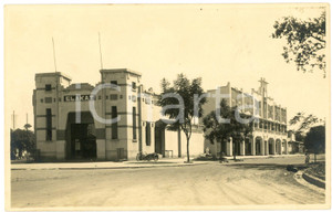 1931 ELISABETHVILLE (CONGO BELGE) Siège Compagnie ELAKAT *Photo Léopold GABRIEL Fotografia originale d'epoca, in formato cartolina postale.FOTOGRAFO: L&eacute;opold Gabriel GOOD/buono  Formato: 14x9 cm originale e autentica 1