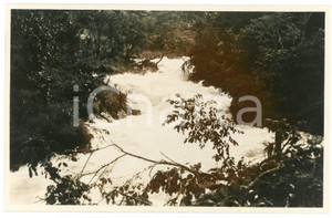1930 ca CONGO BELGE - KATANGA - Rivière *Photo Léopold GABRIEL Fotografia originale d'epoca, in formato cartolina postale.FOTOGRAFO: L&eacute;opold Gabriel - Panda - Katanga  GOOD/buono  Formato: 14x9 cm originale e autentica 1