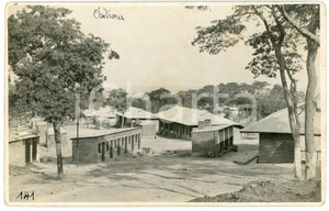 1930 ca CONGO BELGE - KATANGA - Camp Mines de SHITURU - Photo L. GABRIEL n°141 Fotografia originale d'epoca, in formato cartolina postale.FOTOGRAFO: L&eacute;opold Gabriel  GOOD/buono  Formato: 14x9 cm originale e autentica 1