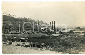 1930 ca CONGO KATANGA PANDA Usines Union Minière *Photo L. GABRIEL 20 Fotografia originale d'epoca, in formato cartolina postale.FOTOGRAFO: L&eacute;opold Gabriel - Panda - Katanga   GOOD/buono  FORMATO: 14x9 cm originale e autentica 1