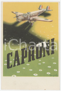 1940 ca MILANO Aeroplani CAPRONI Modello CAPRONI 135 bis - Cartolina RABAGLIATI Cartolina postale d'epoca, non viaggiata.  GOOD/buono  Formato: FG originale e autentica 1