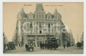 1900 ca BRUXELLES Place Surlet de Chokier - Carte postale FP NV  Cartolina d'epoca, non viaggiata.CONDIZIONI: FAIRFORMATO: FP    originale e autentica 1