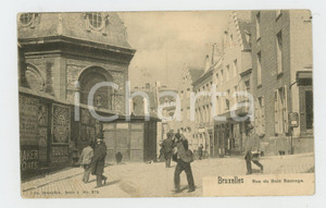 1910 ca BRUXELLES Rue du Bois Sauvage - Carte postale FP NV  Cartolina d'epoca, non viaggiata.CONDIZIONI: FAIRFORMATO: FP    originale e autentica 1