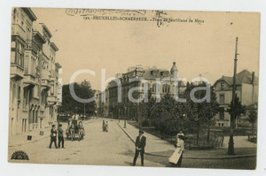 1913 BRUXELLES - SCHAERBEEK Place de Jamblinne de meux - Carte postale FP VG  Cartolina d'epoca, non viaggiata.CONDIZIONI: FAIRFORMATO: FP    originale e autentica 1