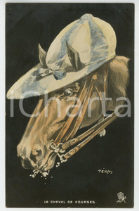 1910 ca HORSES - Le cheval de courses - ill. PÉKAN - Carte postale  Cartolina postale d'epoca, non viaggiata.CONDIZIONI: P (piegature ai lati)FORMATO: FP    originale e autentica 1