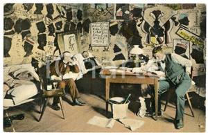 1913 HEIDELBERG Studenten im carcer - Postcard FP VG  Cartolina postale d'epoca, viaggiata. FAIR/discreto Lievi smussature agli angoli, profonde piegature agli angoli di sinistra Formato: FP originale e autentica 1