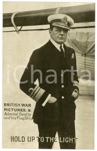 1920 ca British War Pictures - Admiral Beatty and his FlagShip - Postcard n.8  Cartolina postale d'epoca, non viaggiata.CONDIZIONI: GFORMATO: FP    originale e autentica 1