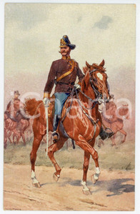 1900 ca Artist Ludwig KOCH - Austro-Hungarian Army - Cavalry (2) - Postcard  Cartolina postale d'epoca, non viaggiata.CONDIZIONI: GFORMATO: FP    originale e autentica 1